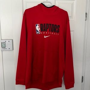 Raptors basketball Nike hoodie. Red. Size XL